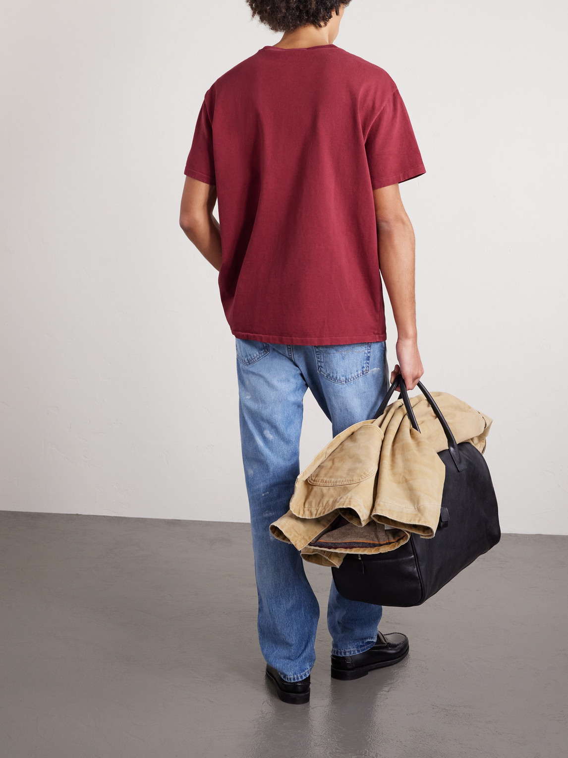 Polo Ralph Lauren Logo-detail Crew-neck T-shirt In Red