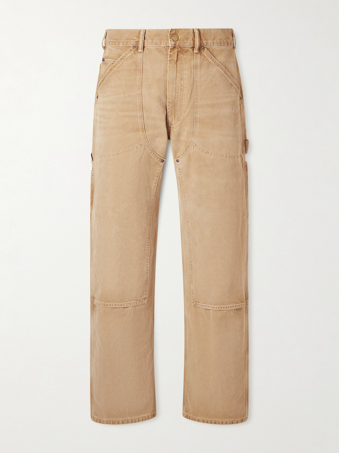 Polo Ralph Lauren Straight-Leg Distressed Cotton-Canvas Carpenter Trousers - Men