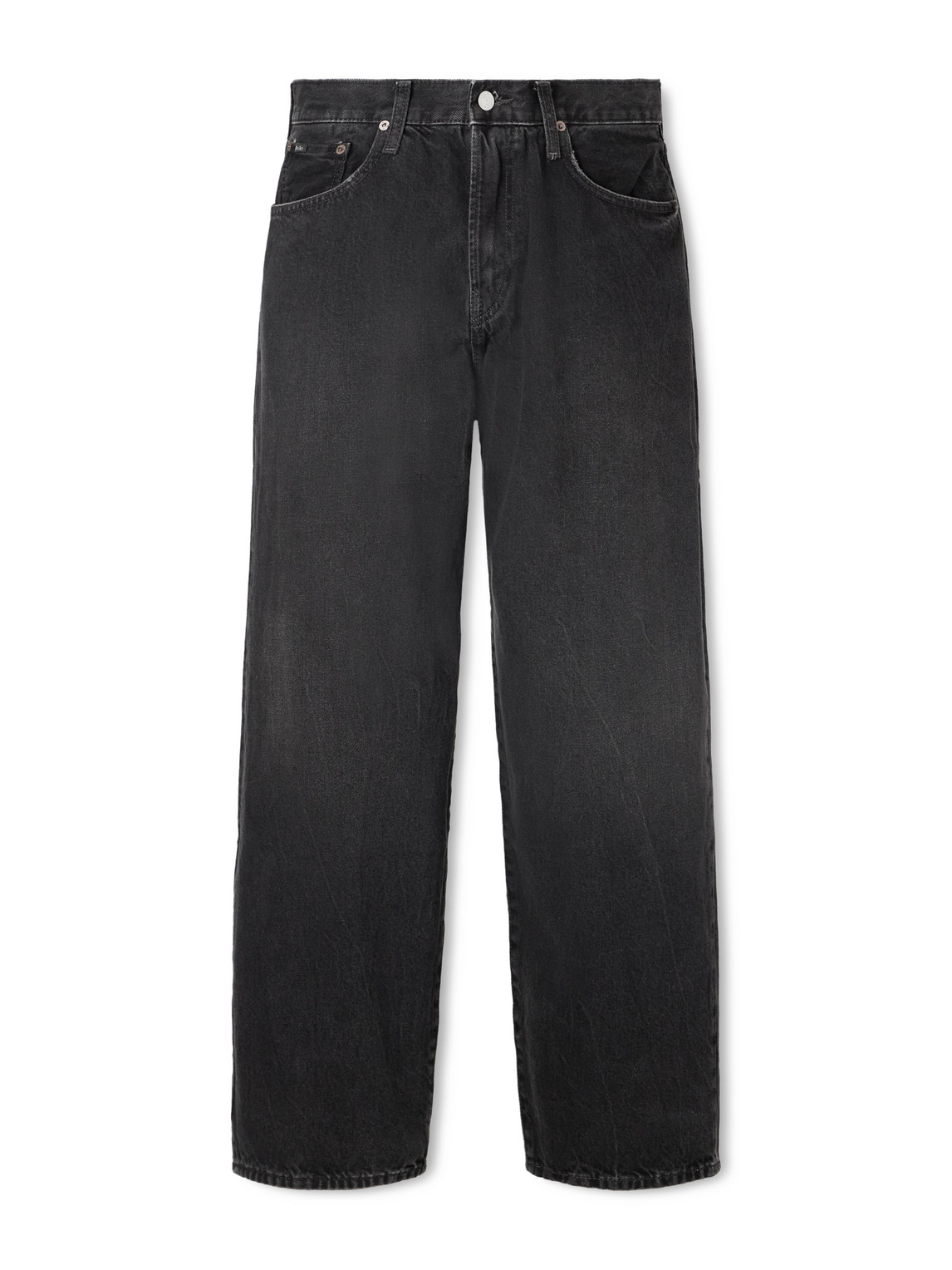 Polo Ralph Lauren Rivington Wide-leg Jeans In Black