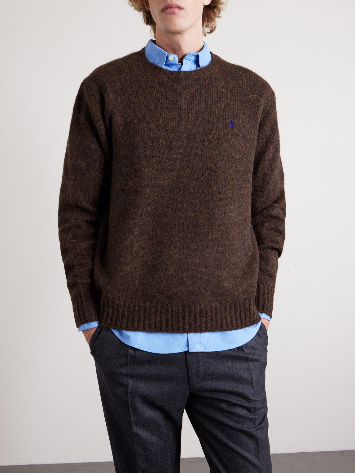  Polo Ralph Lauren - Knitted Sweater - Men - Brown - S 