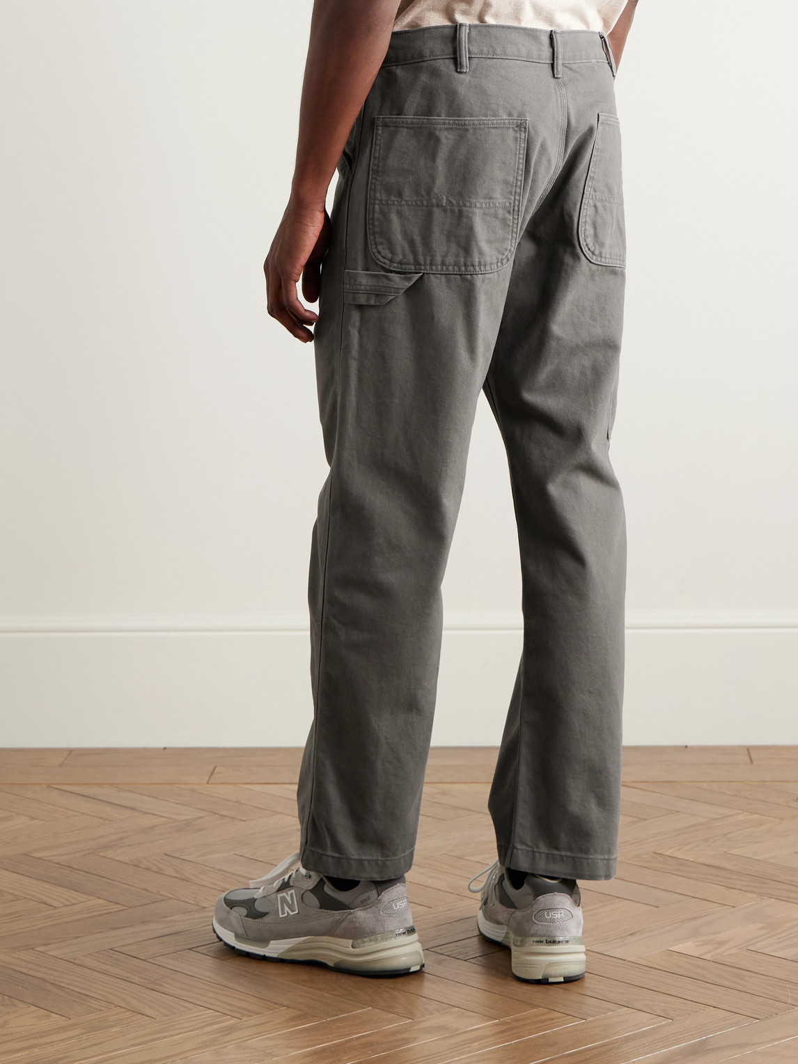 Polo Ralph Lauren Dungaree Straight-leg Carpenter Jeans In Gray