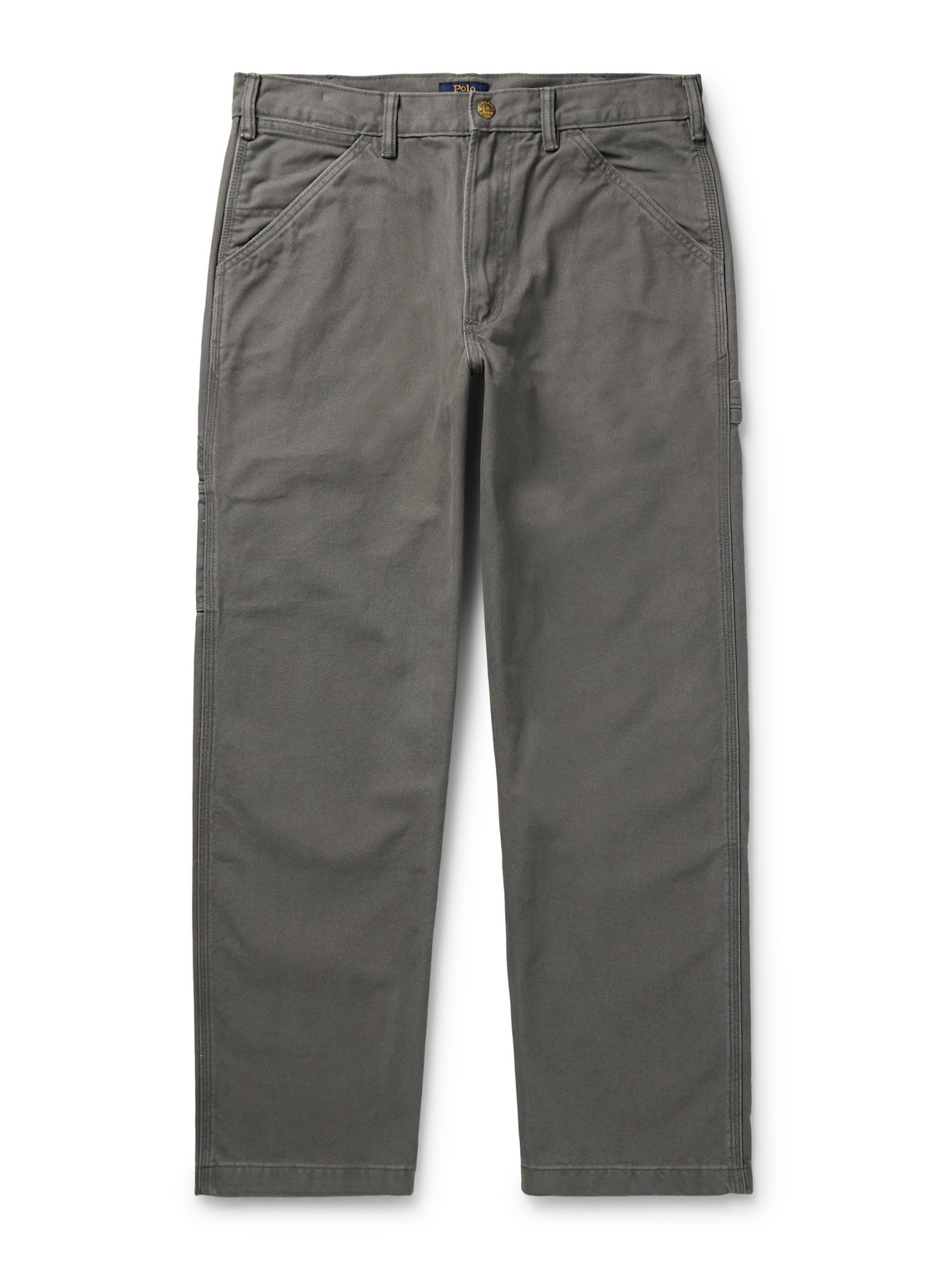 Polo Ralph Lauren Dungaree Straight-leg Carpenter Jeans In Gray