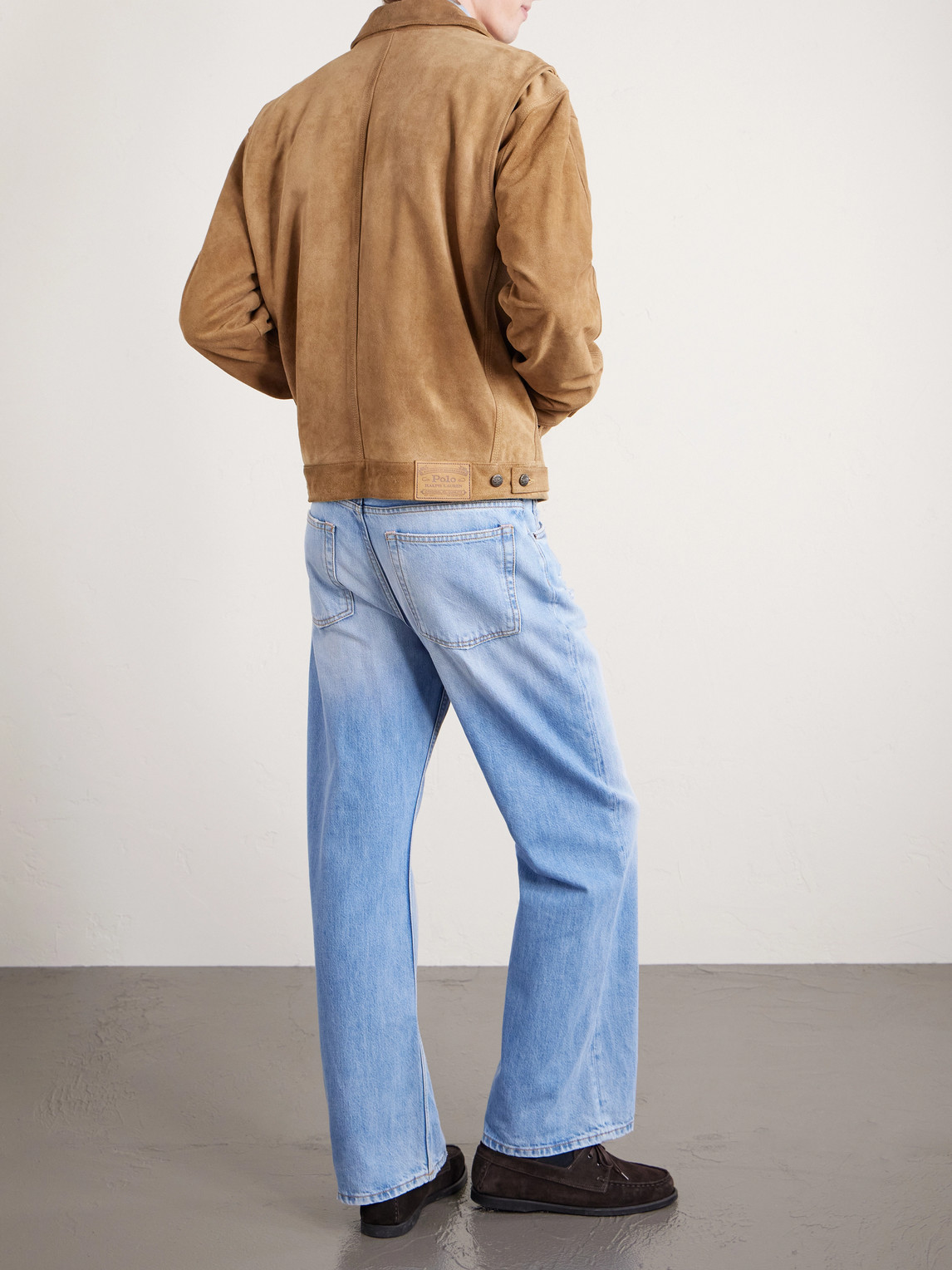  Polo Ralph Lauren - Suede Trucker Jacket - Men - Neutrals - L 