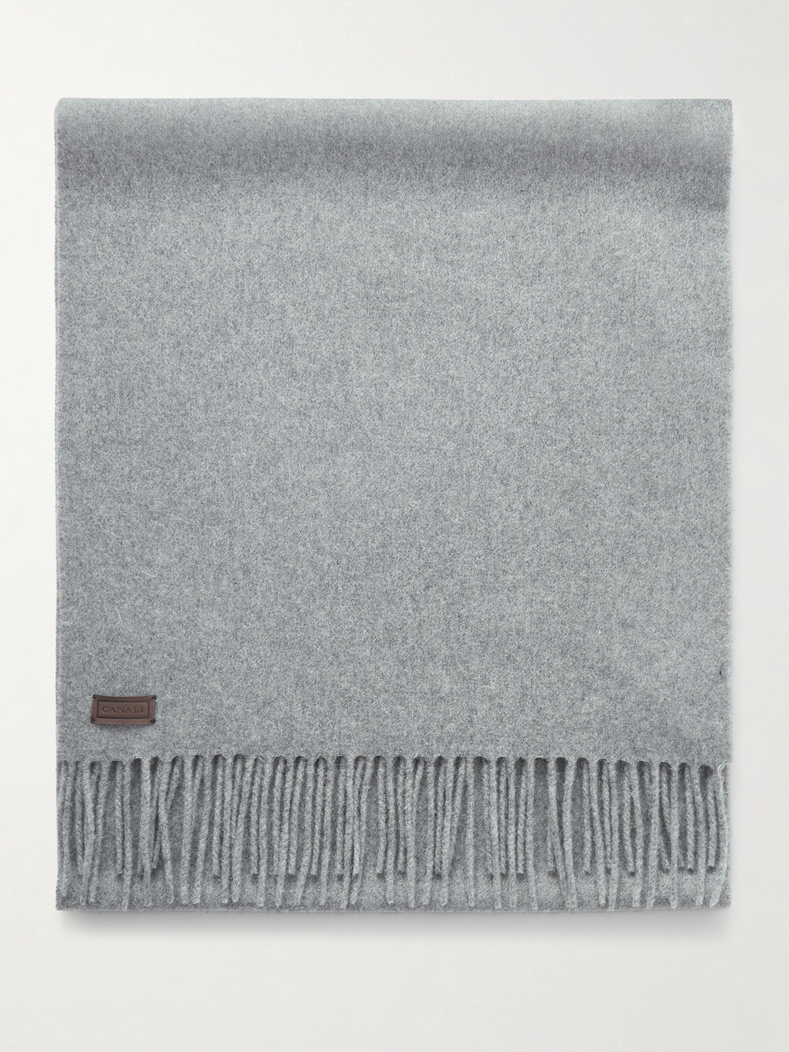Canali Fringed Cashmere Scarf - Men