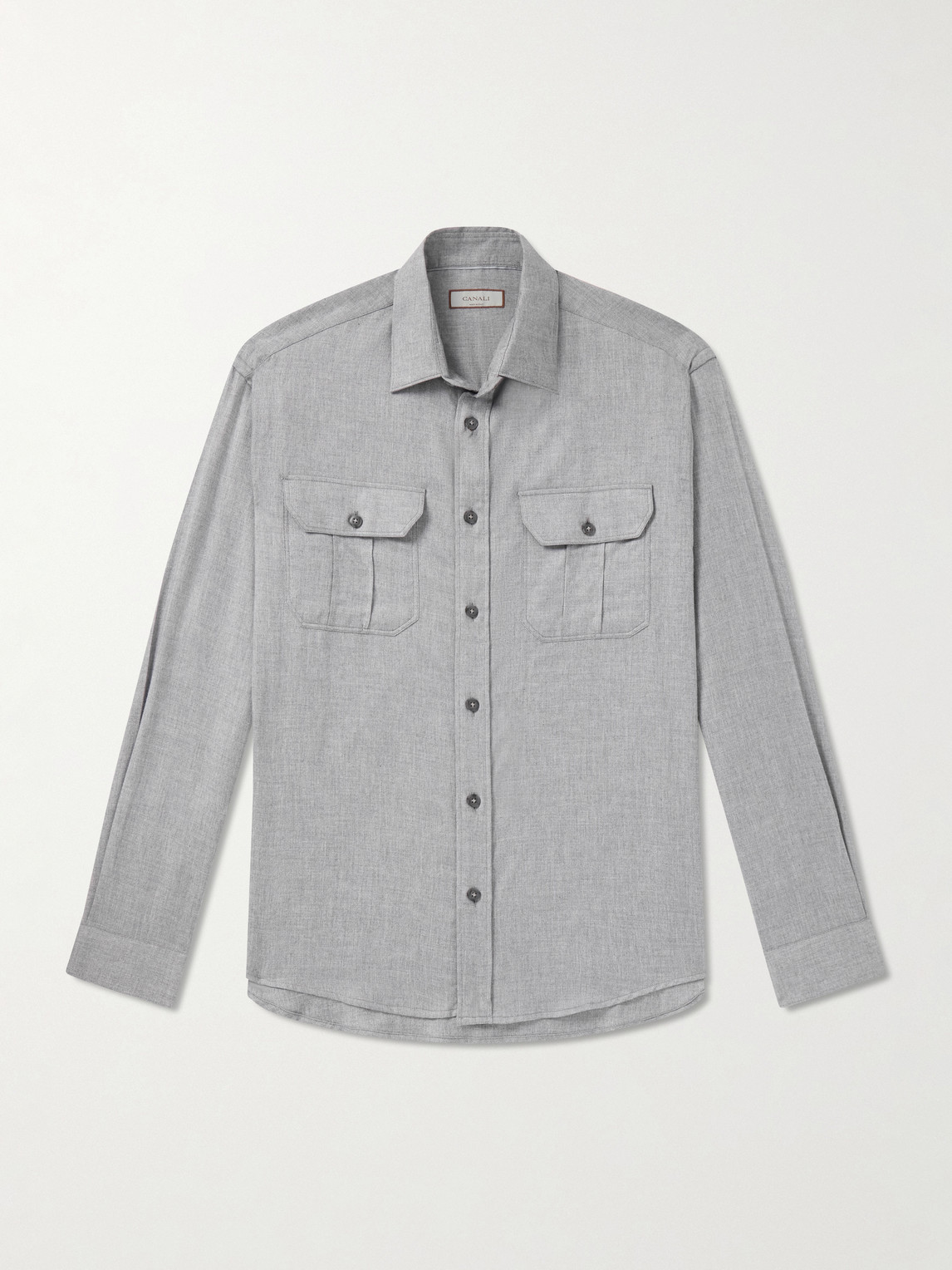 Canali Cotton and Cashmere-Blend hirt - Men