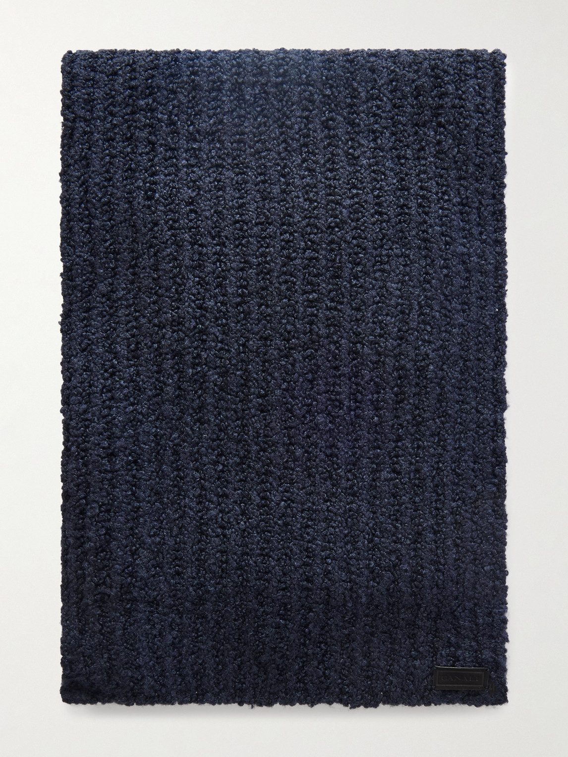 Canali Ribbed Wool and Silk-Blend Bouclé Scarf - Men
