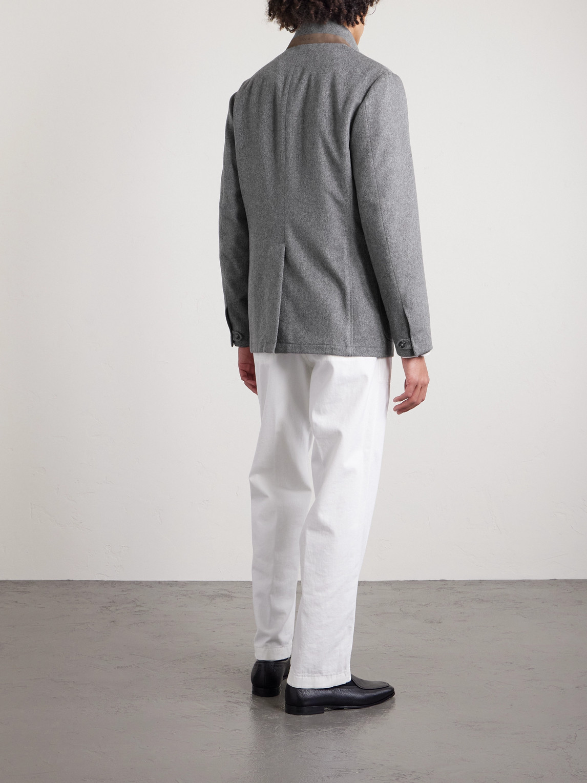  Canali - Cashmere Jacket - Men - Gray - It 46 