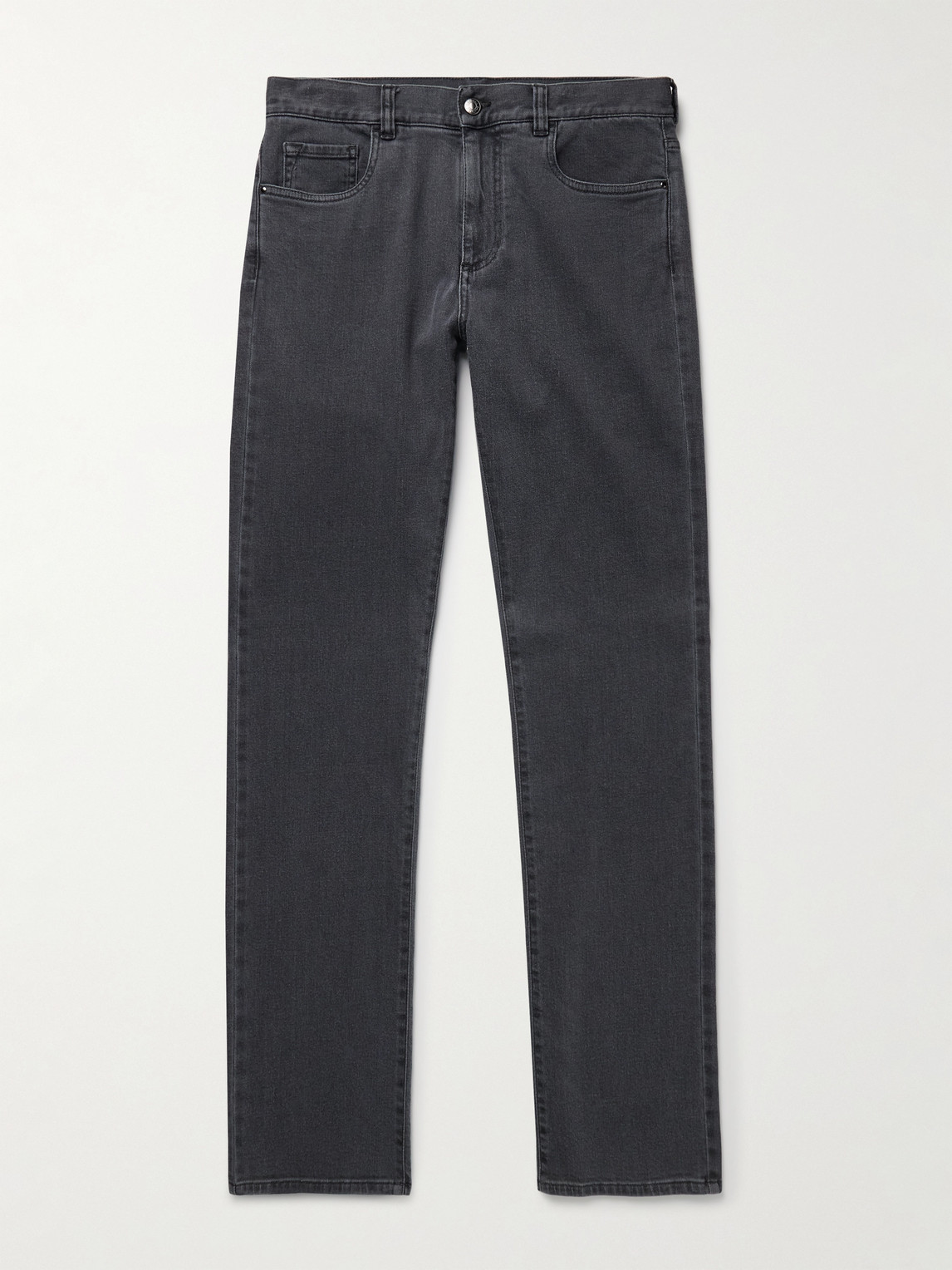 Canali Slim-fit Jeans In Black