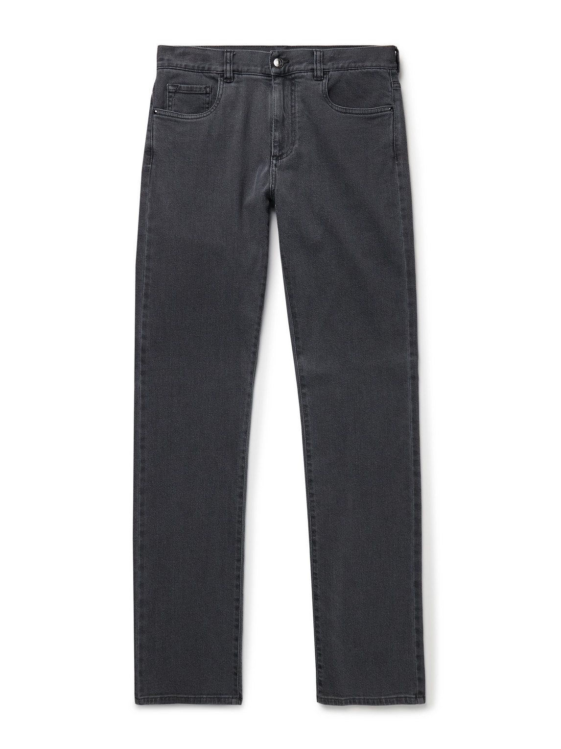 Canali Slim-fit Jeans In Black