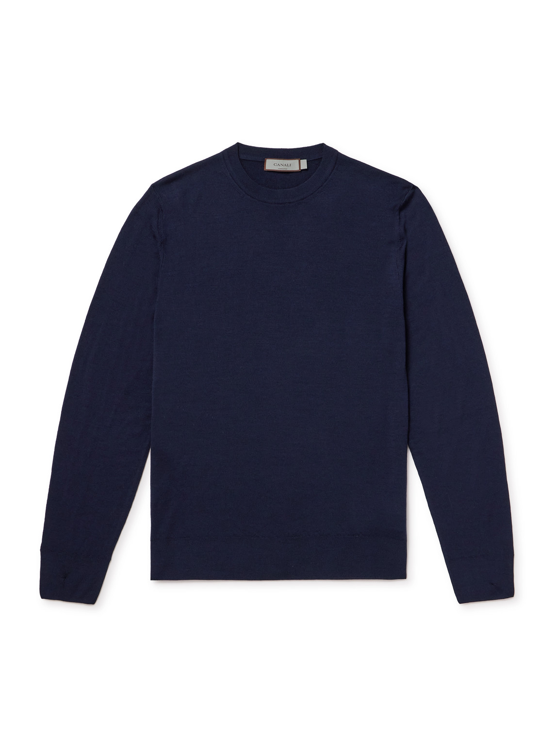 Canali Slim-fit Cashmere Sweater In Black