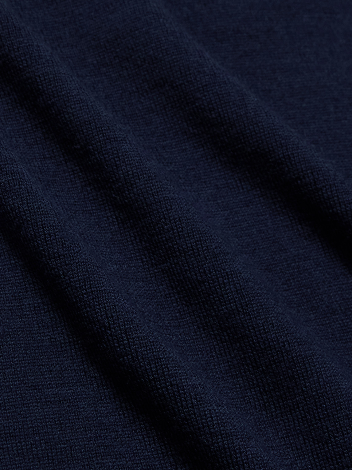 Canali Wool Rollneck Sweater In Blue