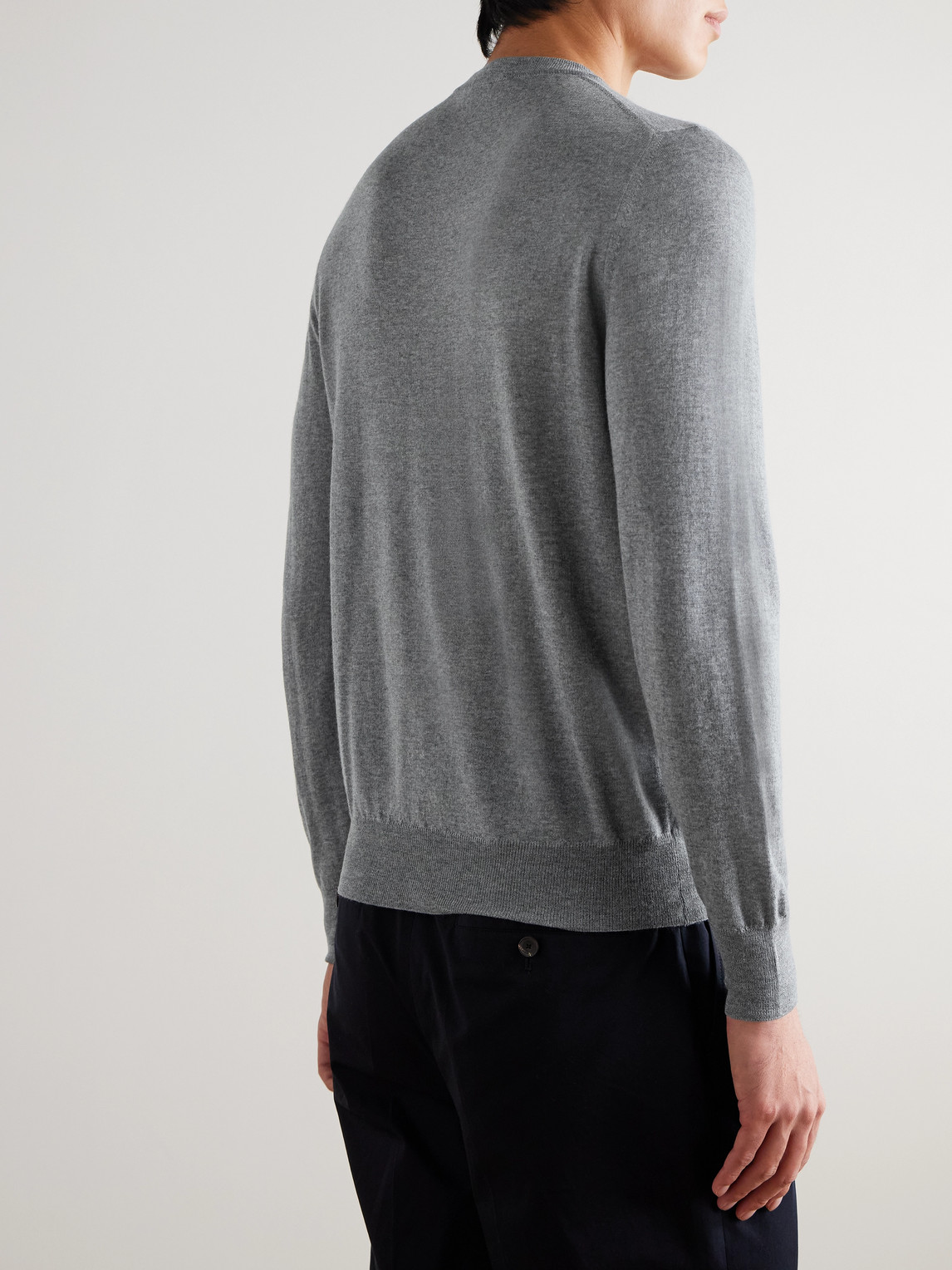  Canali - Wool Sweater - Men - Gray - It 48 
