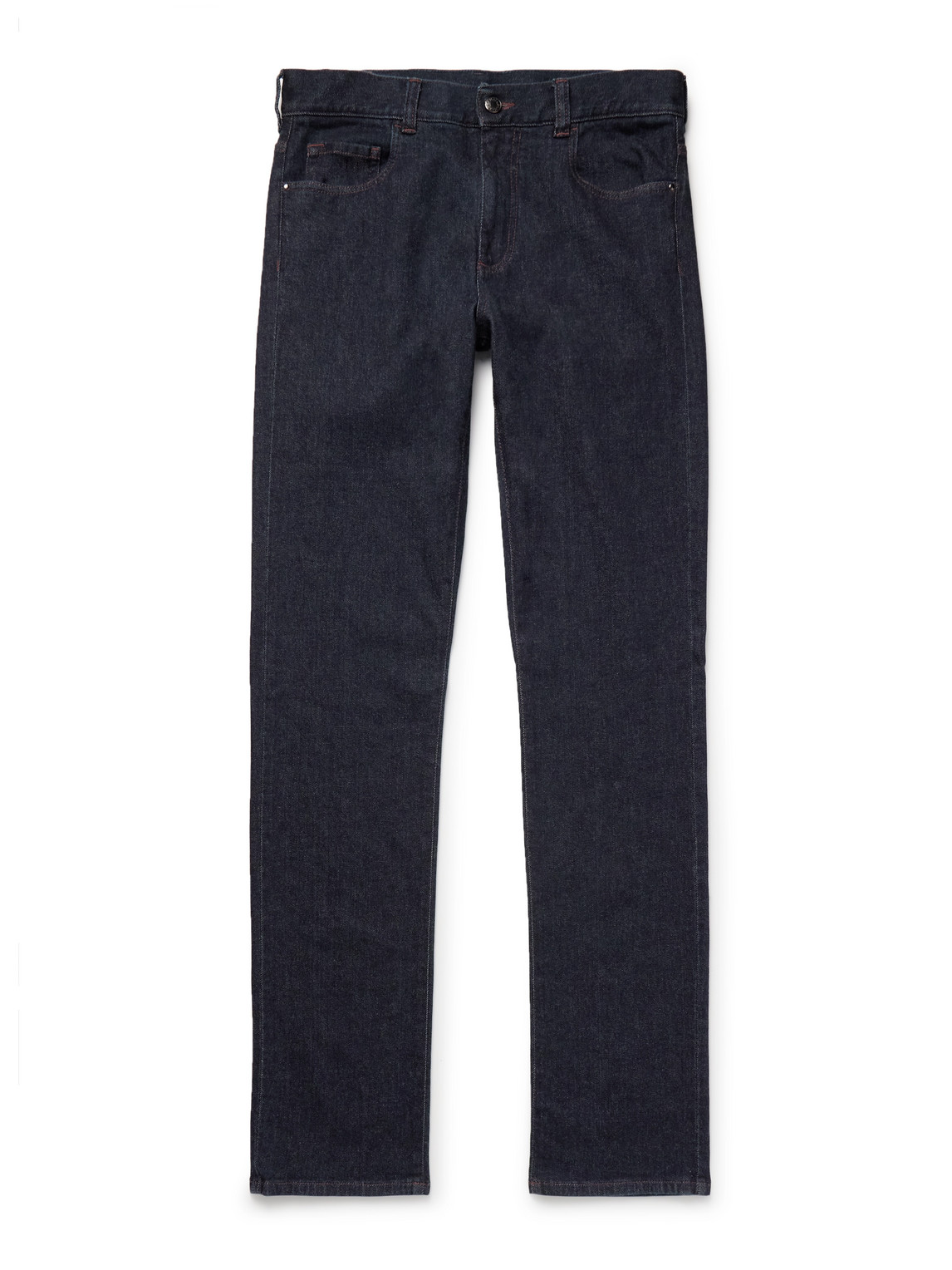 Canali Slim-fit Jeans In Blue