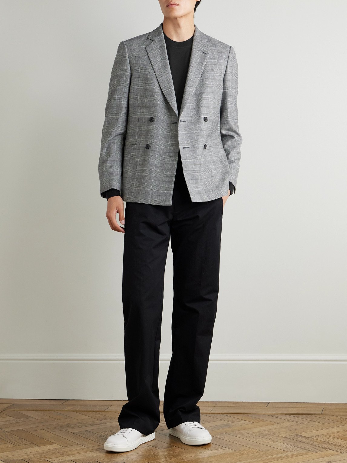 Canali Wool Sweater In Black