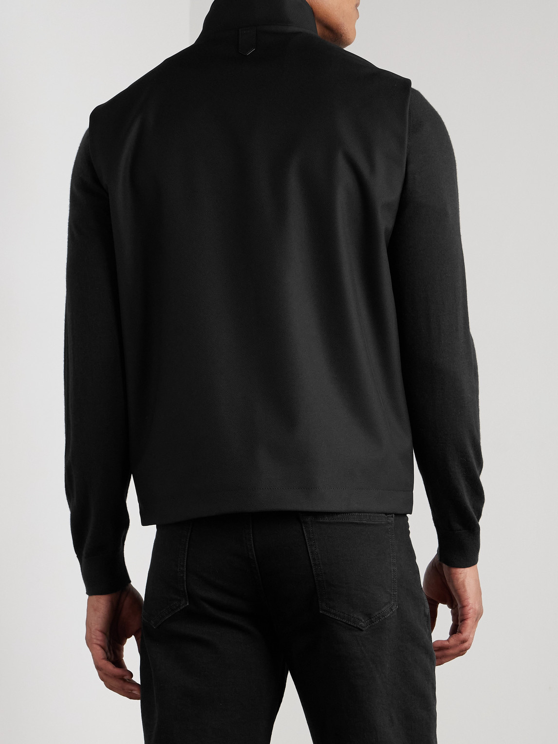  Canali - Shell Gilet - Men - Black - It 60 