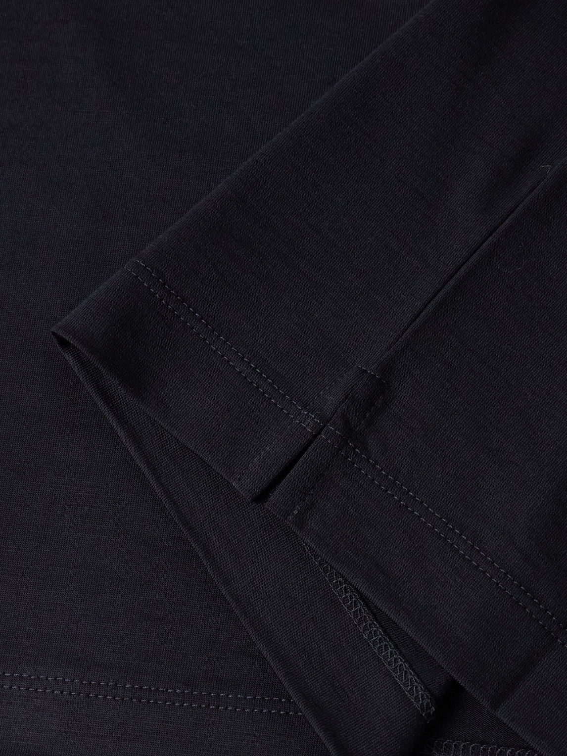 Canali Crewneck Jersey T-shirt In Black