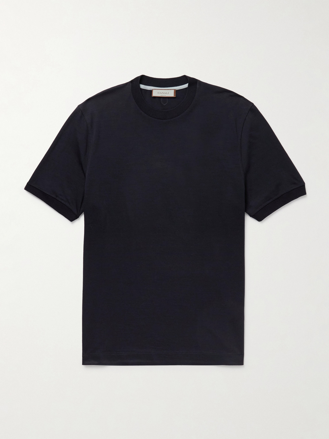 Canali Wool-Jersey T-Shirt - Men