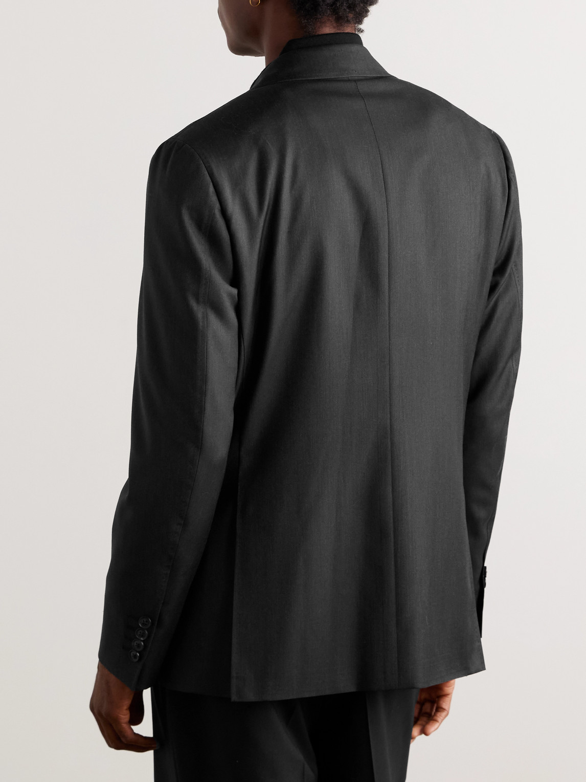  Canali - Kei Slim-fit Unstructured Super 150s Wool Blazer - Men - Gray - It 52 