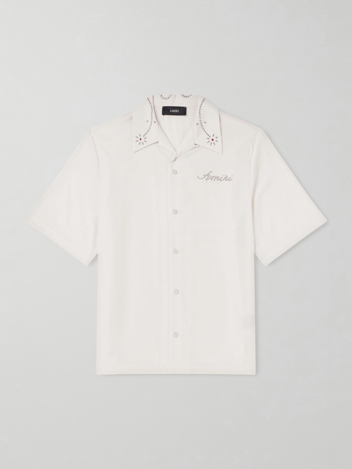 AMIRI Studded Camp-Collar Woven Shirten