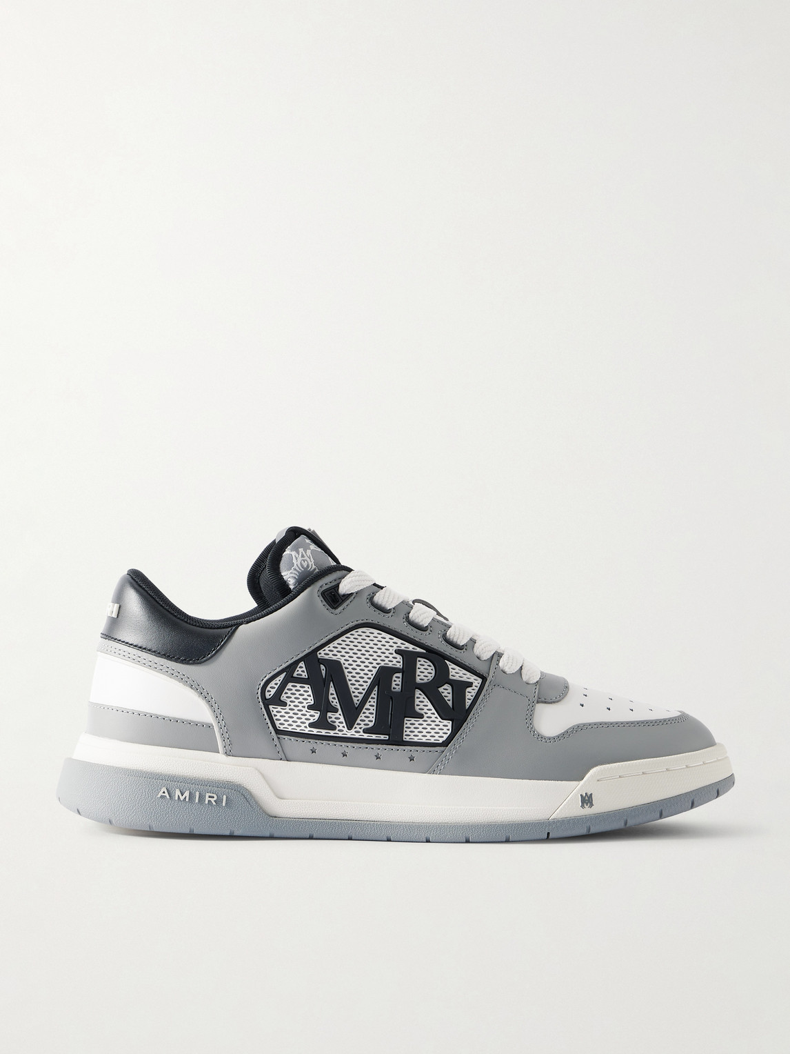 AMIRI Classic Low Two-Tone Perforated Leather Sneakers - Men
