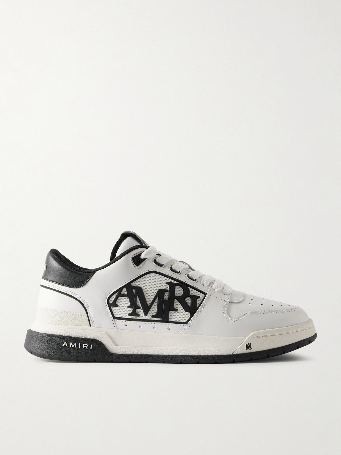 AMIRI Classic Low Two-Tone Perforated Leather Sneakers - Men