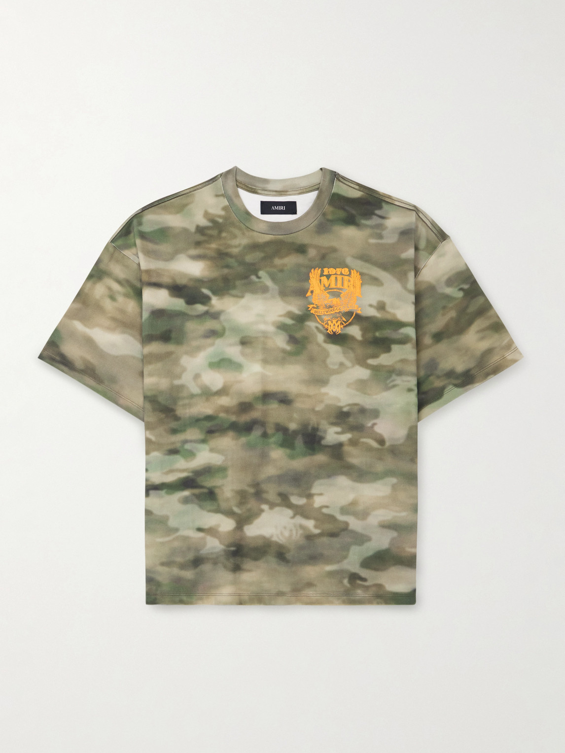 AMIRI Eagle Camouflage and Logo-Print Cotton-Jersey T-Shirt - Men