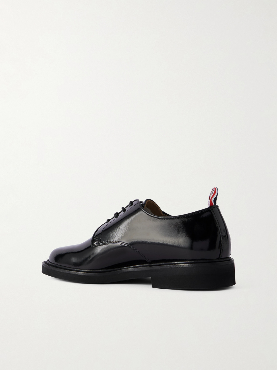  Thom Browne - Uniform Polished-leather Derby Shoes - Men - Black - Us 6 