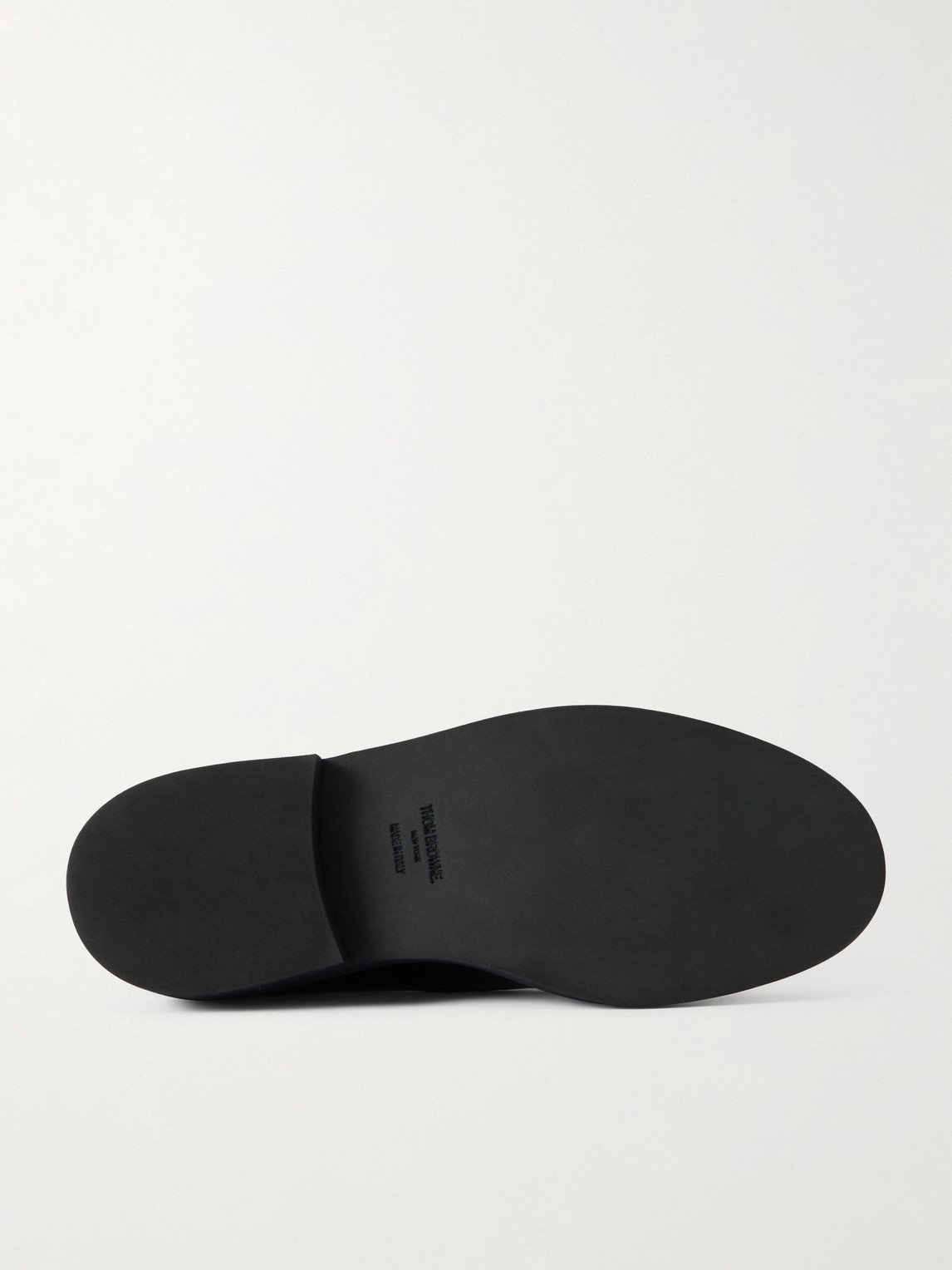 Thom Browne - Uniform Polished-leather Derby Shoes - Men - Black - Us 6 