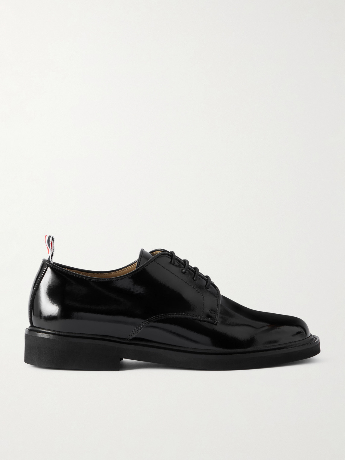 Thom Browne Uniform Polished-Leather Derby Shoes - Men