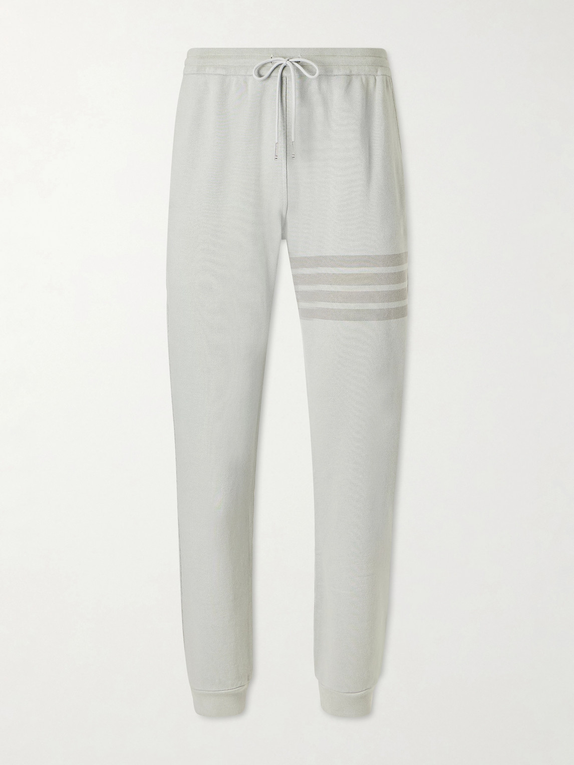 Thom Browne Straight-Leg Striped Cotton-Jersey Sweatpants - Men