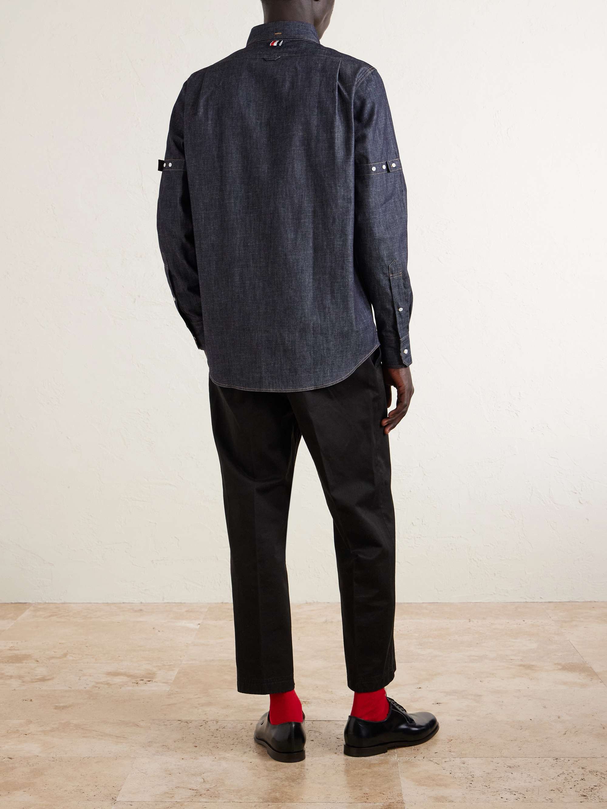 Thom Browne インディゴシャツ　サイズ1 THOM BROWNE Denim Shirt for Men | MR PORTER