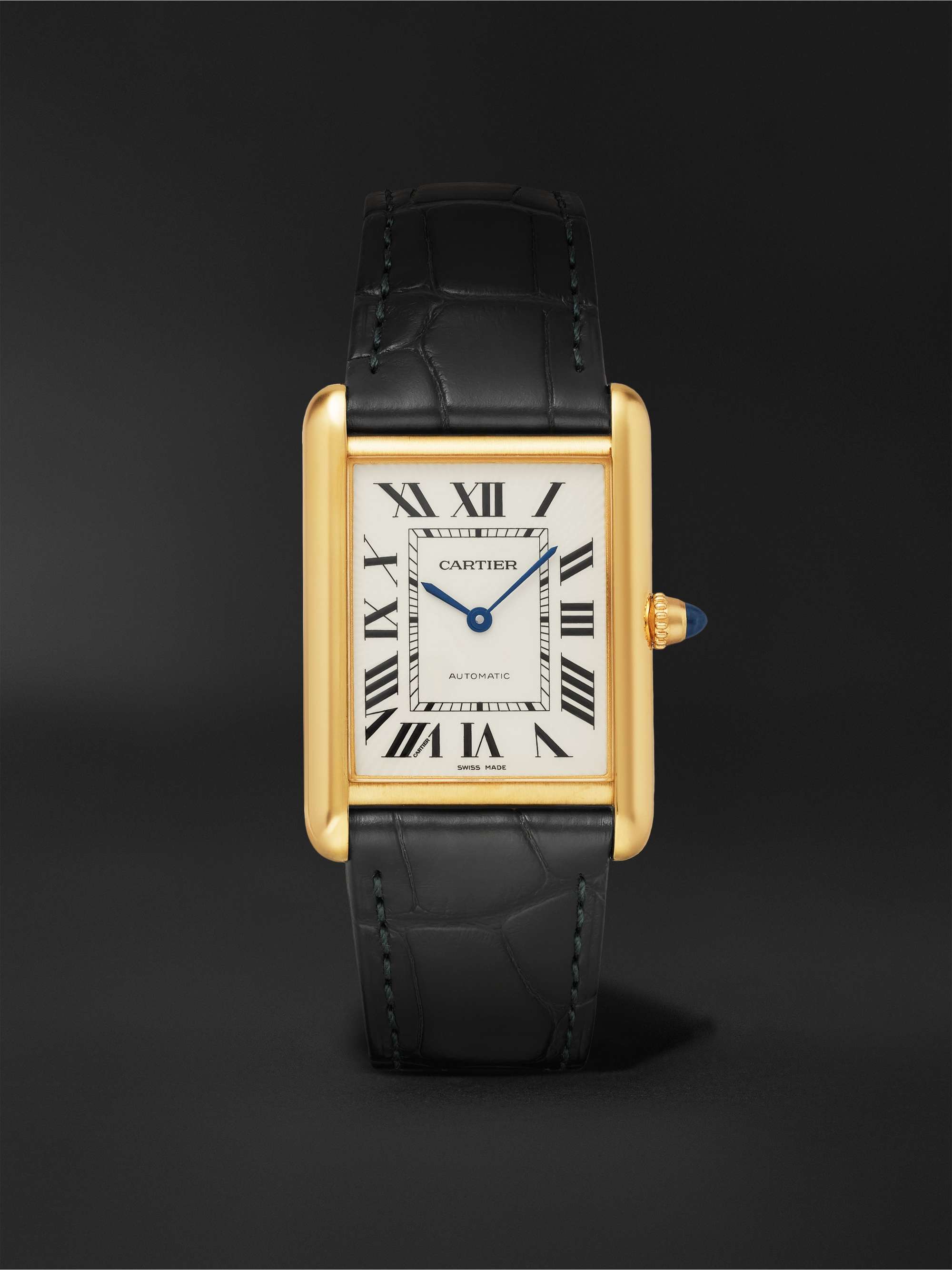 CARTIER Santos-Dumont Large 43.5mm 18-Karat Rose Gold and