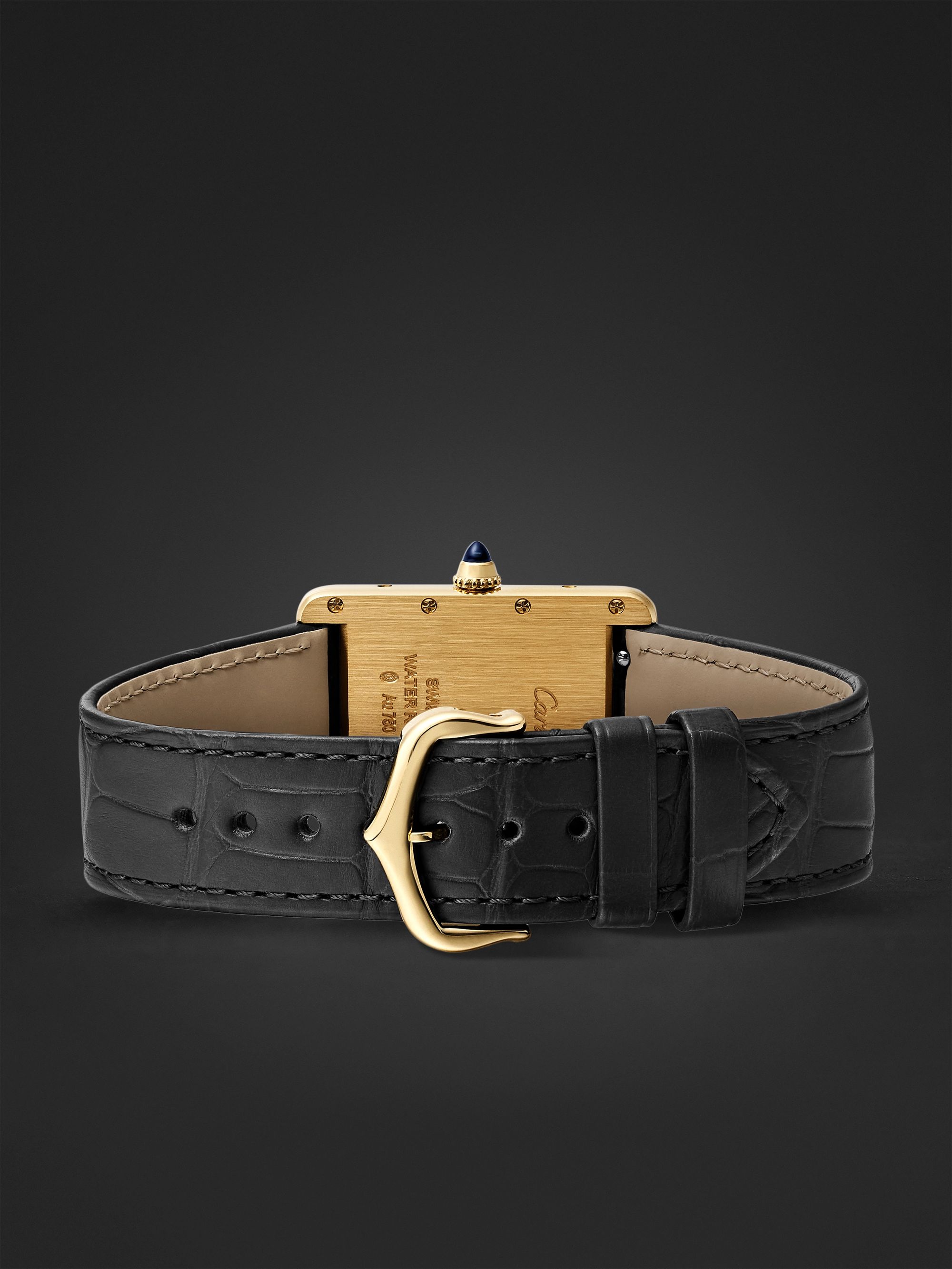 CARTIER Tank Louis Cartier 18-Karat Gold Watch, Ref. WGTA0343 for
