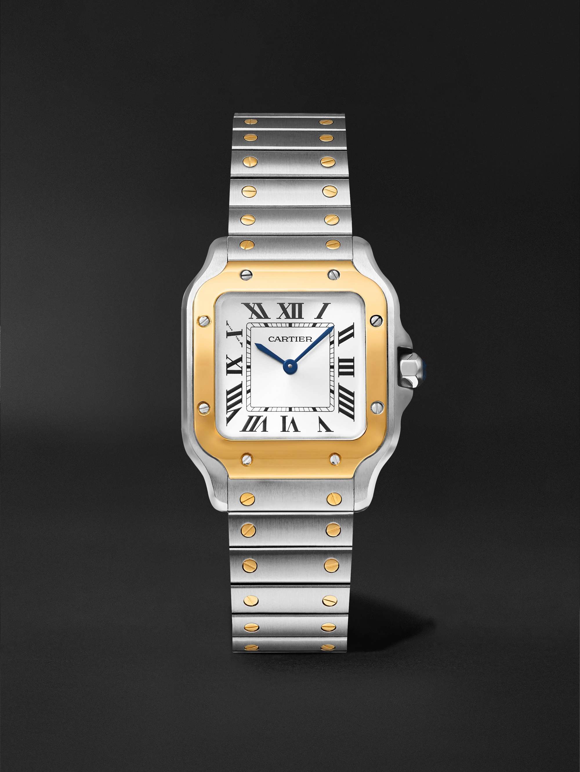 CARTIER Tank Française Medium Stainless Steel Diamond Watch, Ref