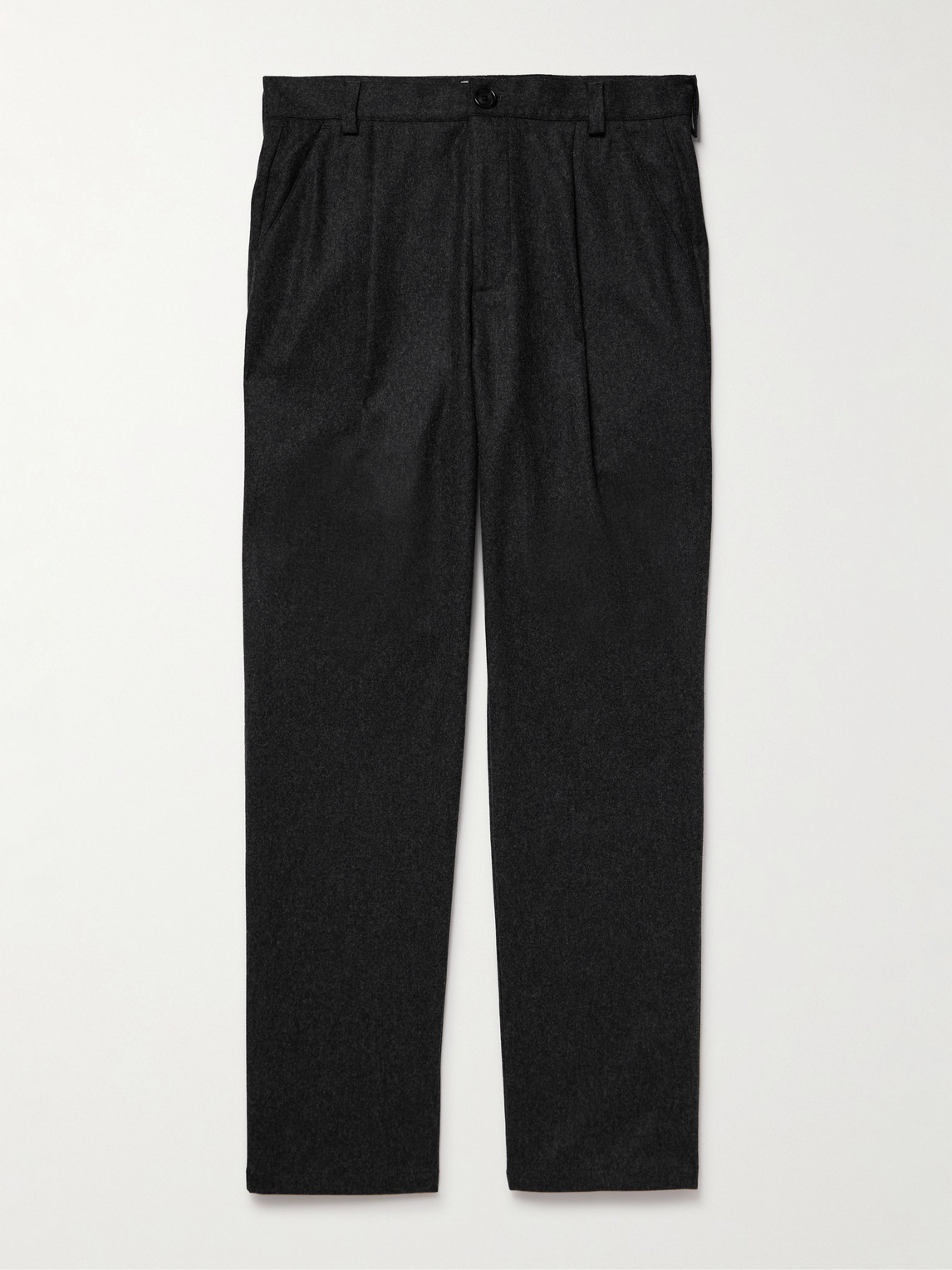 Oliver Spencer Morton Straight-Leg Pleated Cotton-Blend Suit Trousers - Men