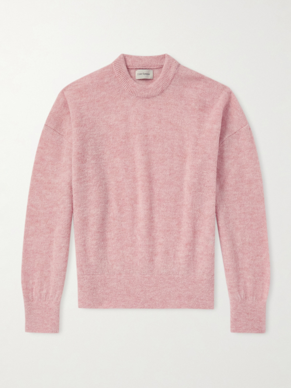Oliver Spencer Burley Knitted Sweater In Pink