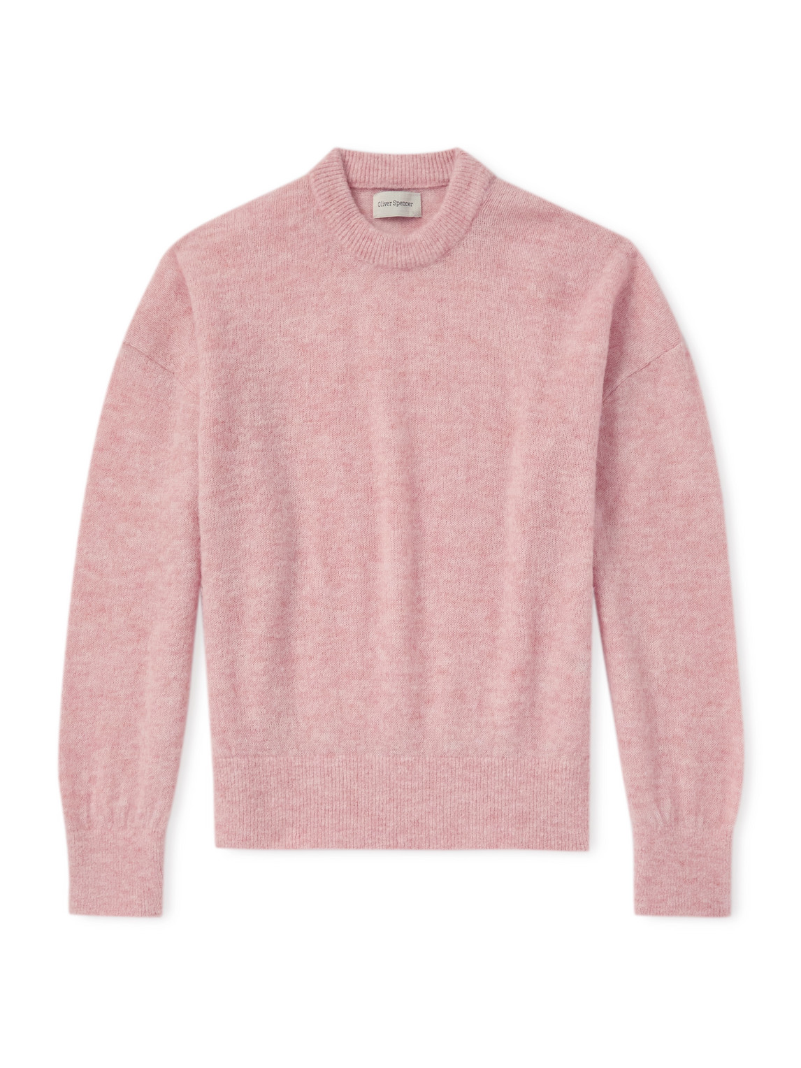Oliver Spencer Burley Knitted Sweater In Pink