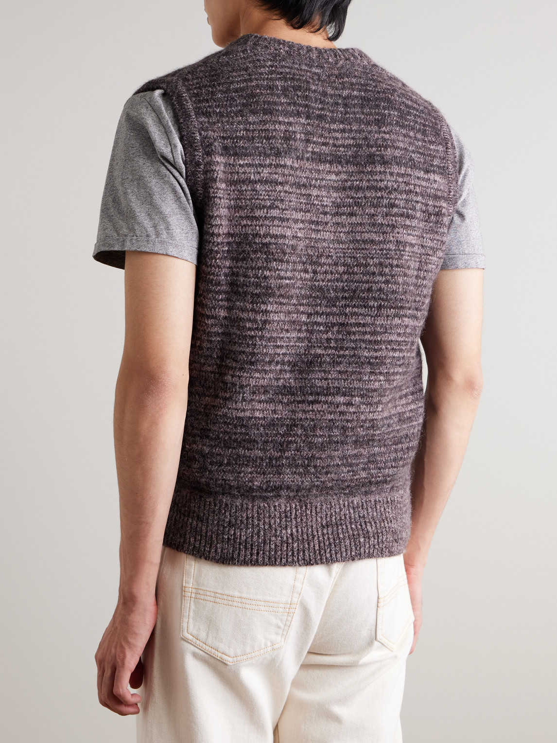  Oliver Spencer - Graves Knitted Sweater Vest - Men - Black - S 
