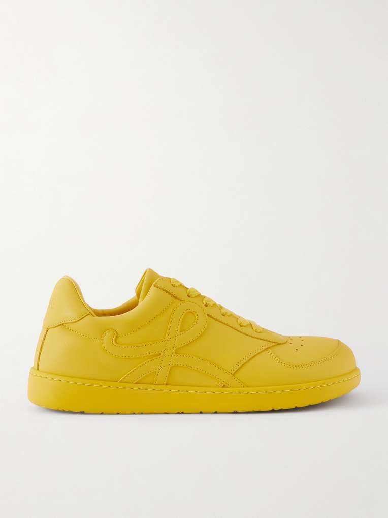 Loewe — Jambo Logo-Appliquéd Leather Sneakers