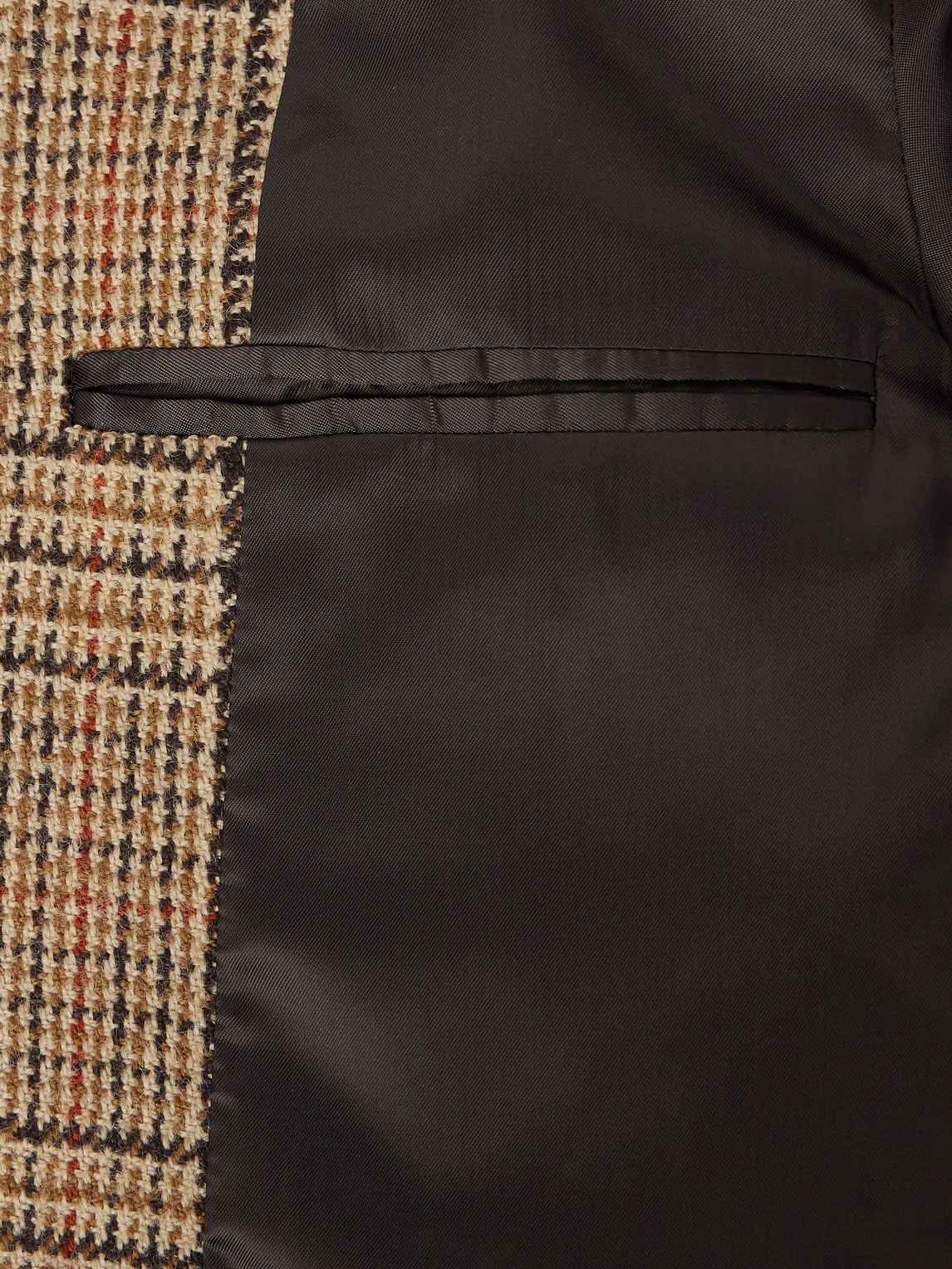Loewe Prince Of Wales Checked Wool-tweed Blazer In Neutral