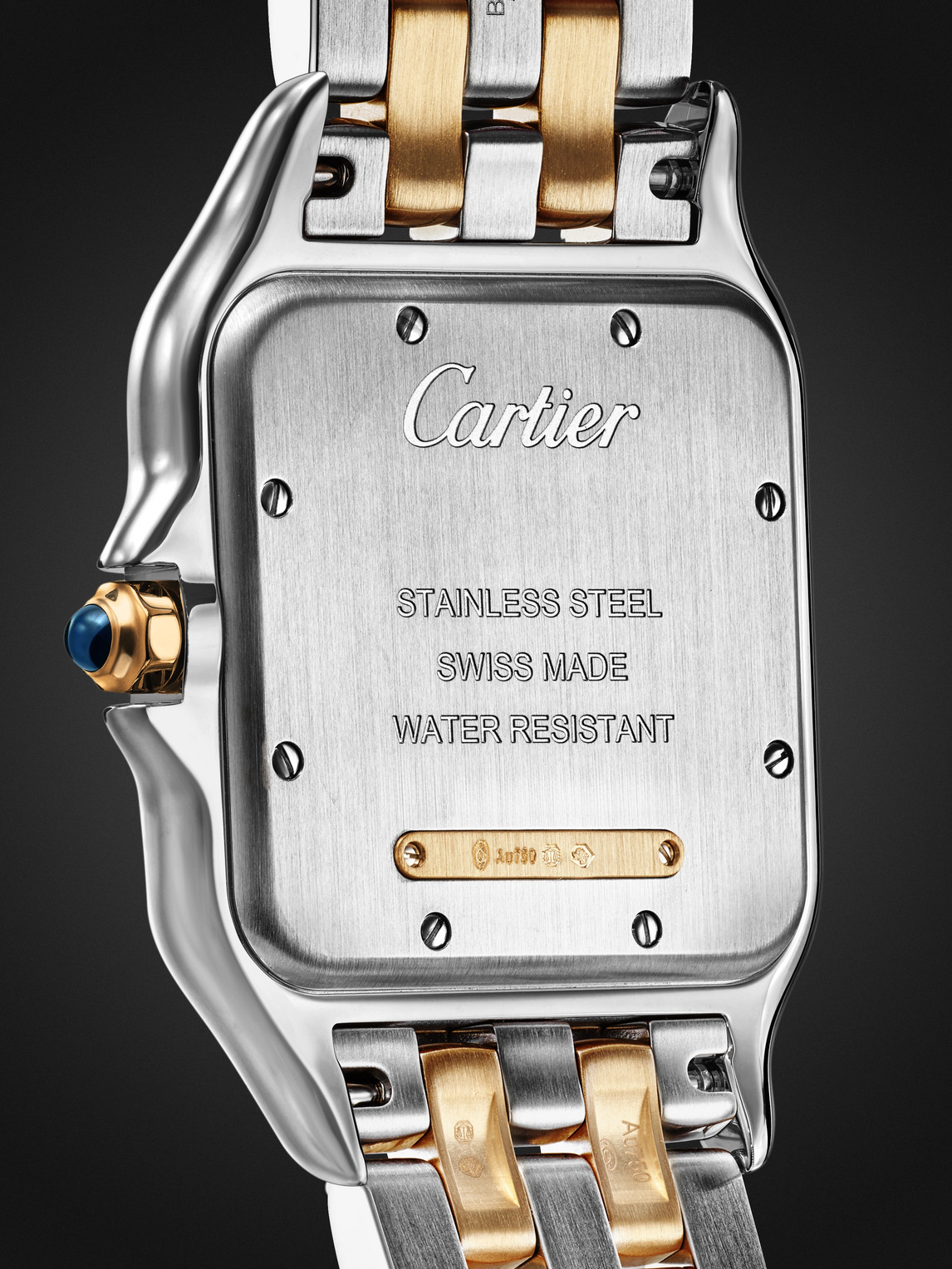  Cartier - Panthère De Cartier Large 42mm 18-karat Gold And Steel Watch, Ref. No. W2pn0016 - Men - White 