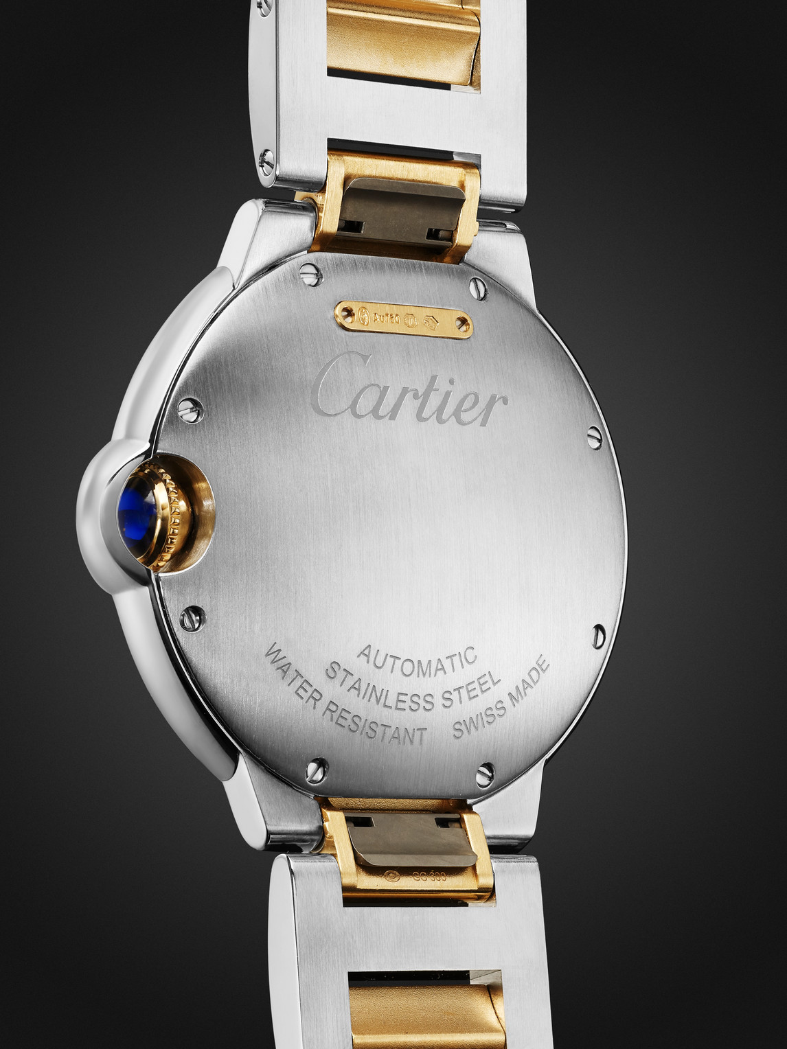  Cartier - Ballon Bleu De Cartier Automatic 36mm Stainless Steel And Gold Watch, Ref. No. W2bb0038 - Men - Silver 