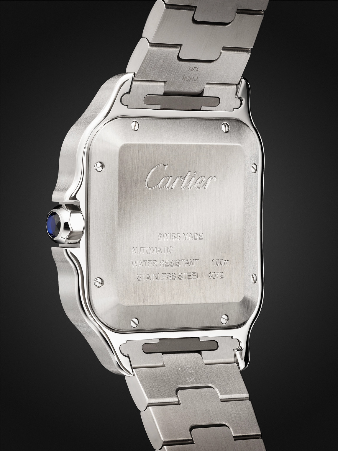  Cartier - Santos De Cartier Automatic 39.8mm Interchangeable Stainless Steel And Alligator Watch, Ref. No. Crw2sa0030 - Men - Black 