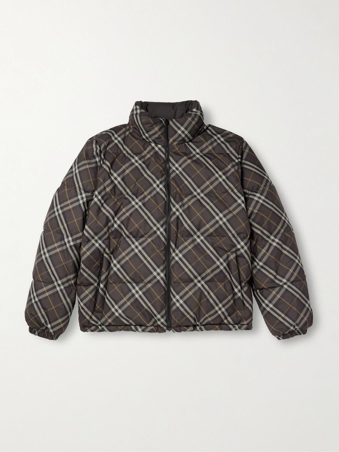 Burberry Reversible Checked Quilted hell Down Jacket - Men