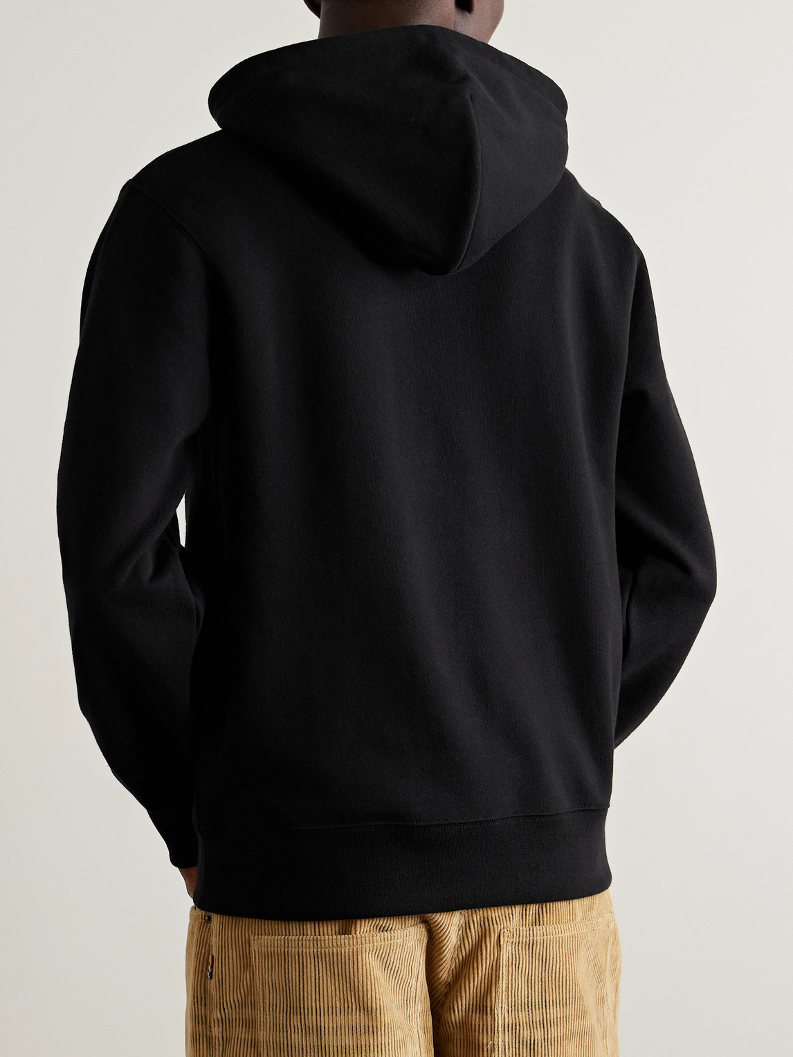 Burberry Simon Hoodie With Front Pocket And Hood In Black