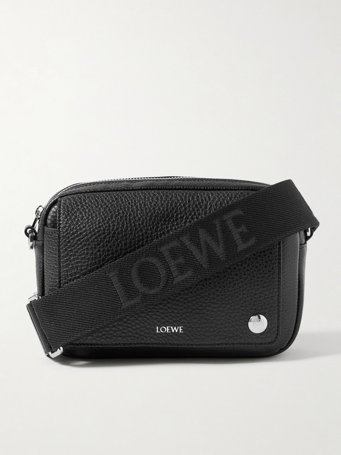 Loewe Pebble Full-Grain Leather Messenger Bag - Men
