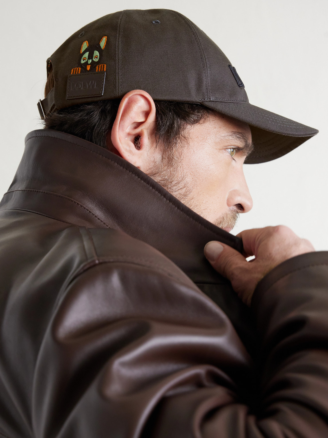 Loewe X Louis Wain Embroidered Baseball Cap In Black