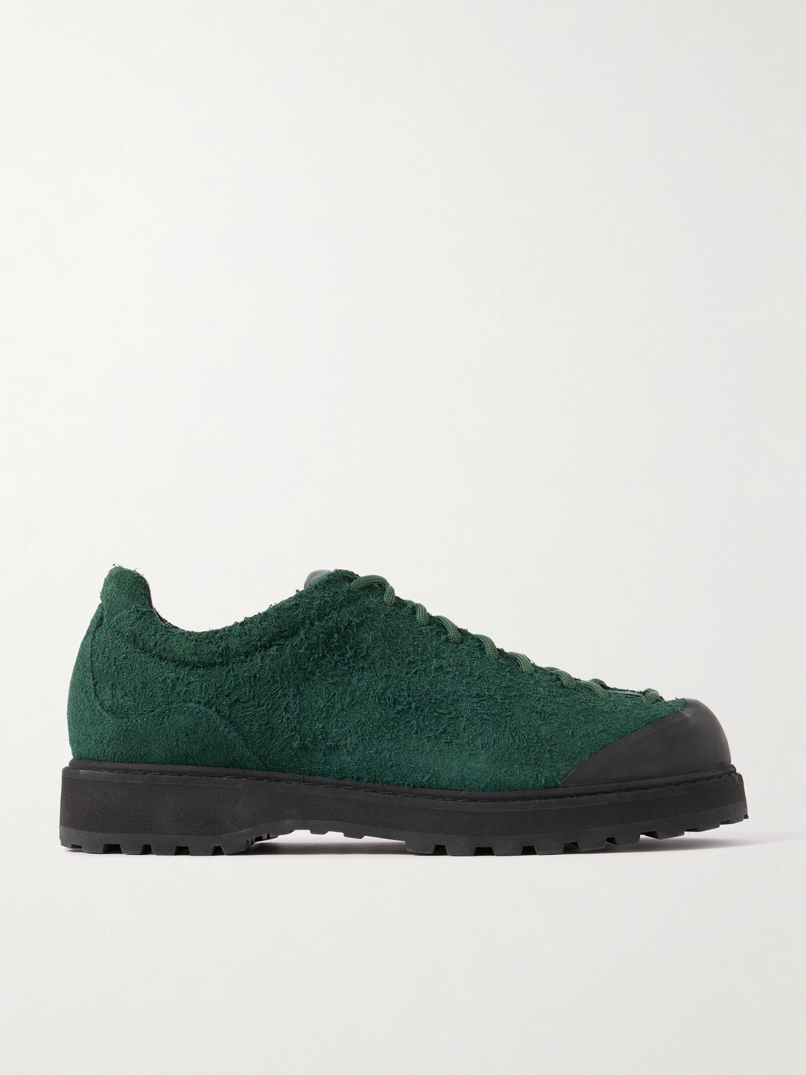 Ampezzo Rubber-Trimmed Brushed-Suede Boots