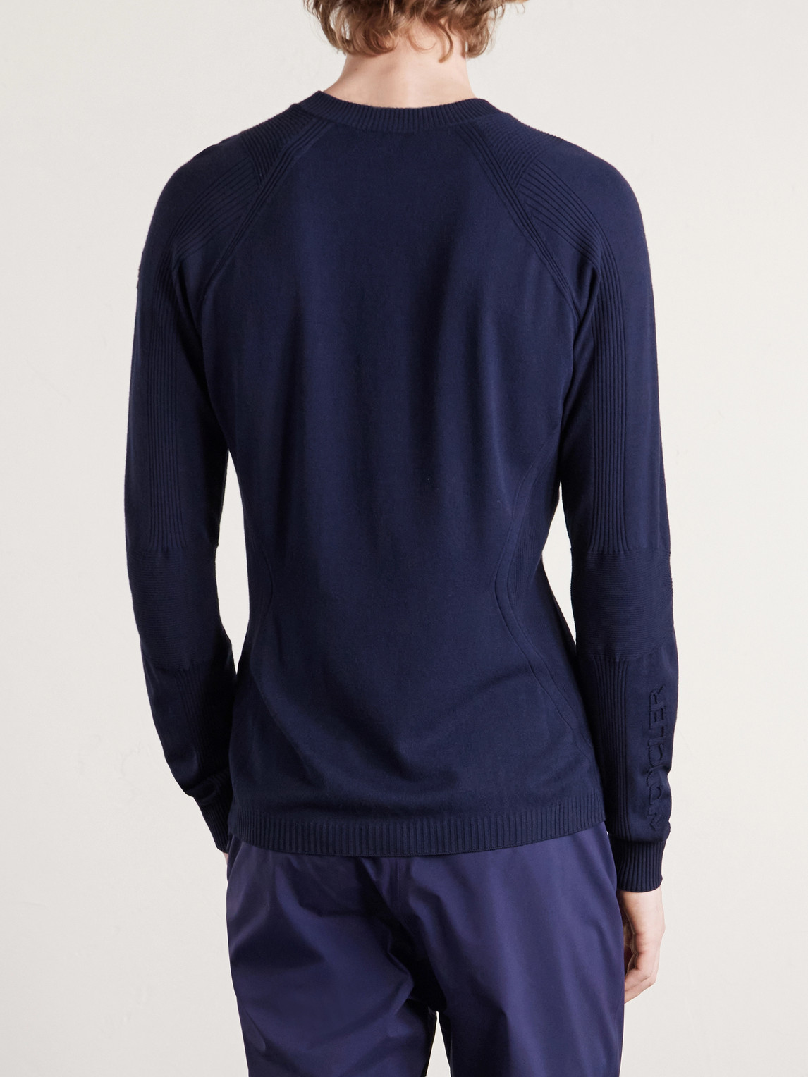 Grenoble - Logo-Appliquéd Crepe Sweater