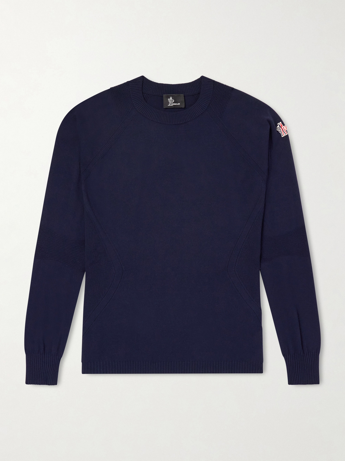 Grenoble - Logo-Appliquéd Crepe Sweater